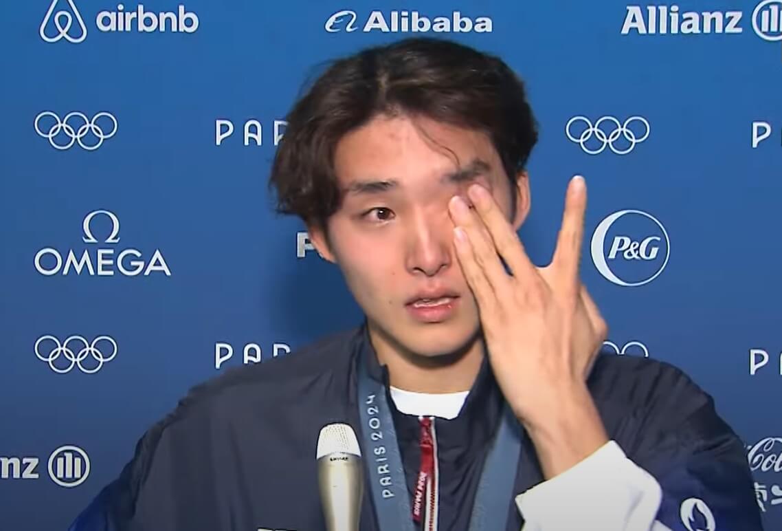 파리올림픽 수영 남자 400 결승 김우민 동메달 인터뷰