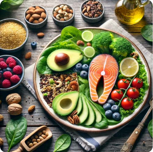 암 예방 건강 식단 이미지