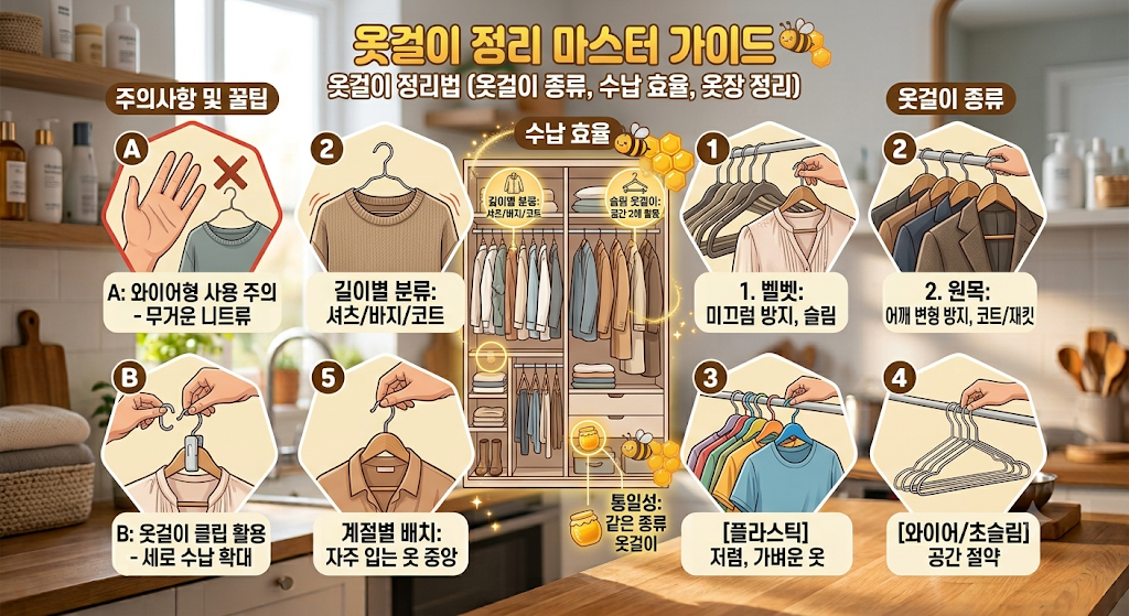 옷걸이 정리법