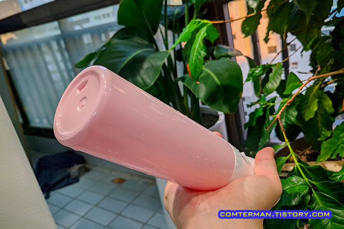 에어라파 분무기 뒤집어 사용