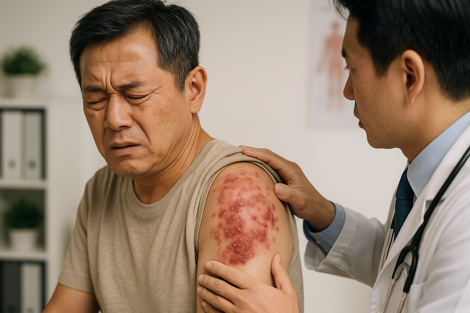 대상포진 증상-사진