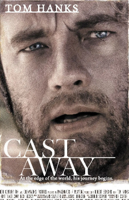 영화 캐스트 어웨이 포스터.