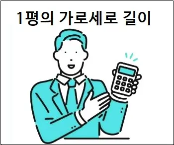 1평의 가로세로 길이