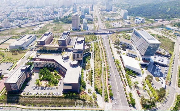 울산 우정혁신도시 전경 항공사진