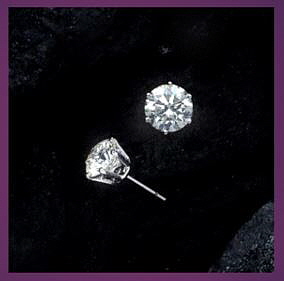 다이아몬드 귀걸이