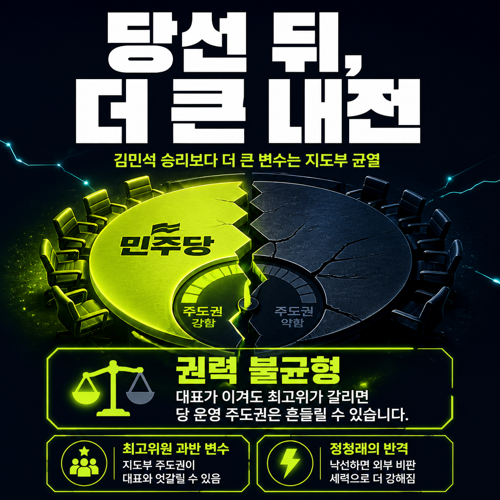 당선 뒤, 더 큰 내전