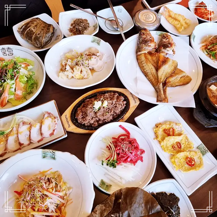 연잎밥 간장게장 한우 석쇠구이 물회 음식 한정식 효도밥상 경주 불국사 맛집 추천