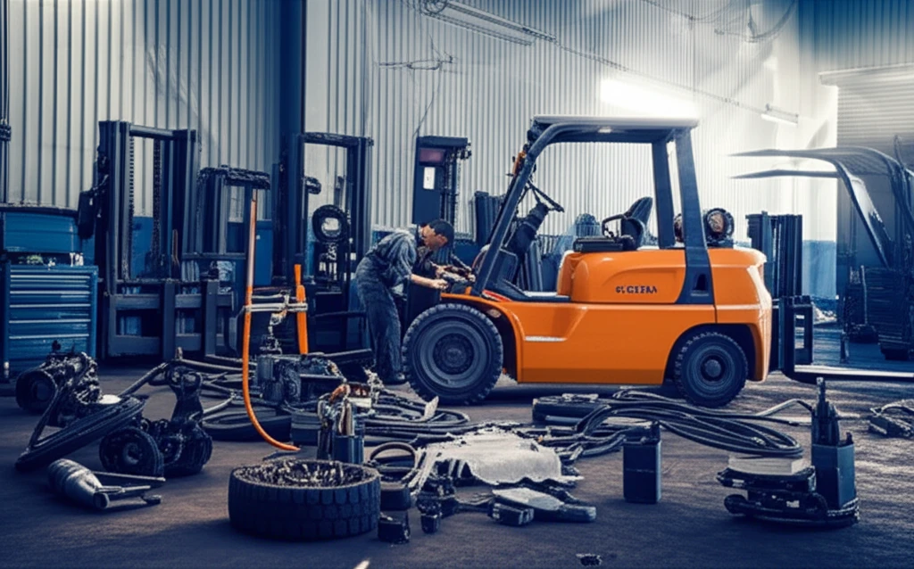 지게차 수리비 폭탄 피하는 법: 유형..