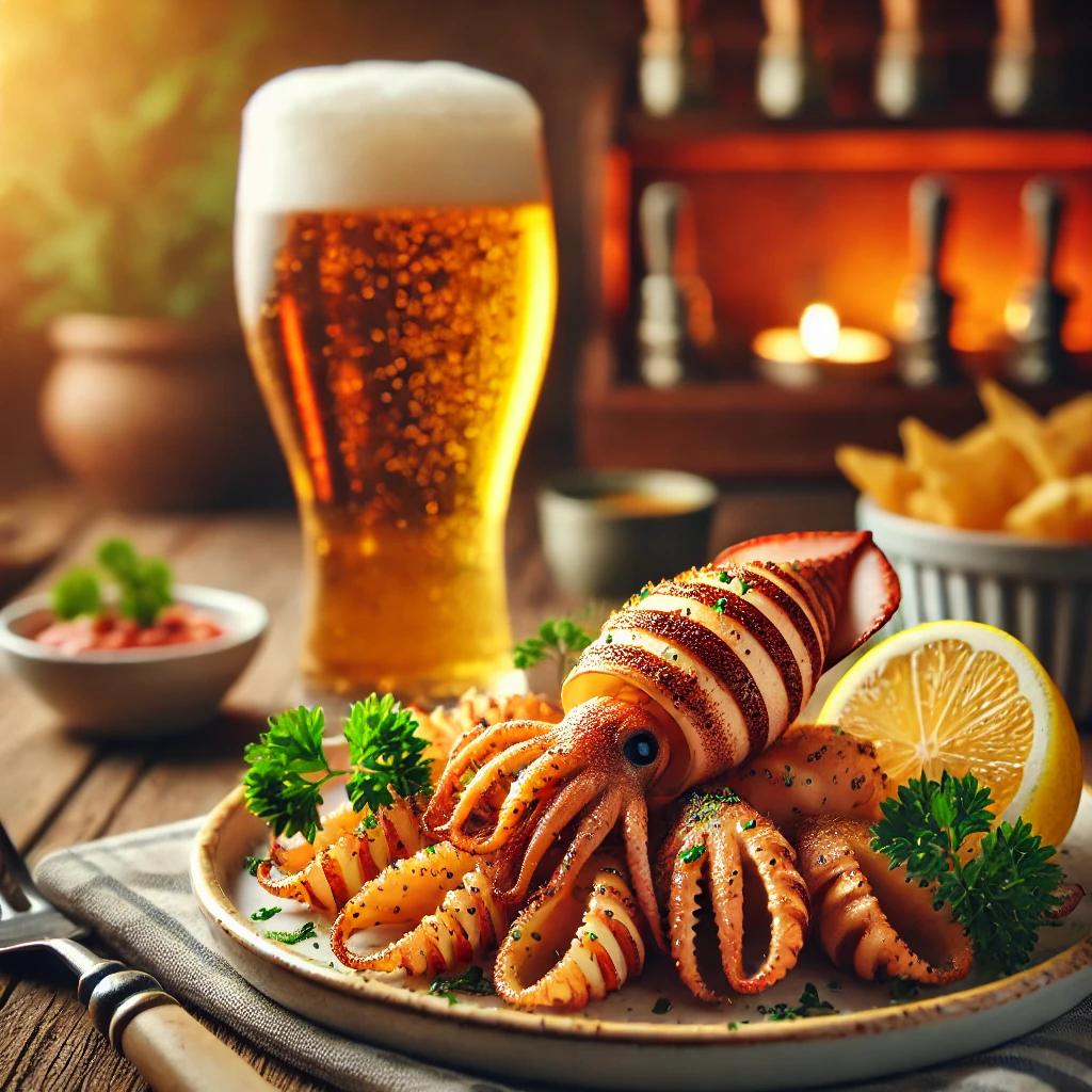 맥주 안주 딱~! 솔방울 오징어 버터구이~*