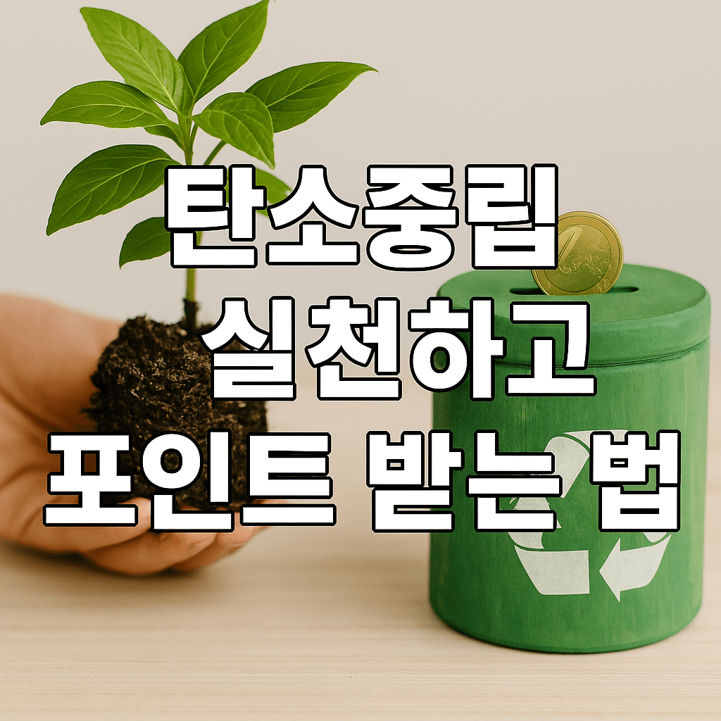 탄소중립실천포인트 신청, 녹색생활실천 방법