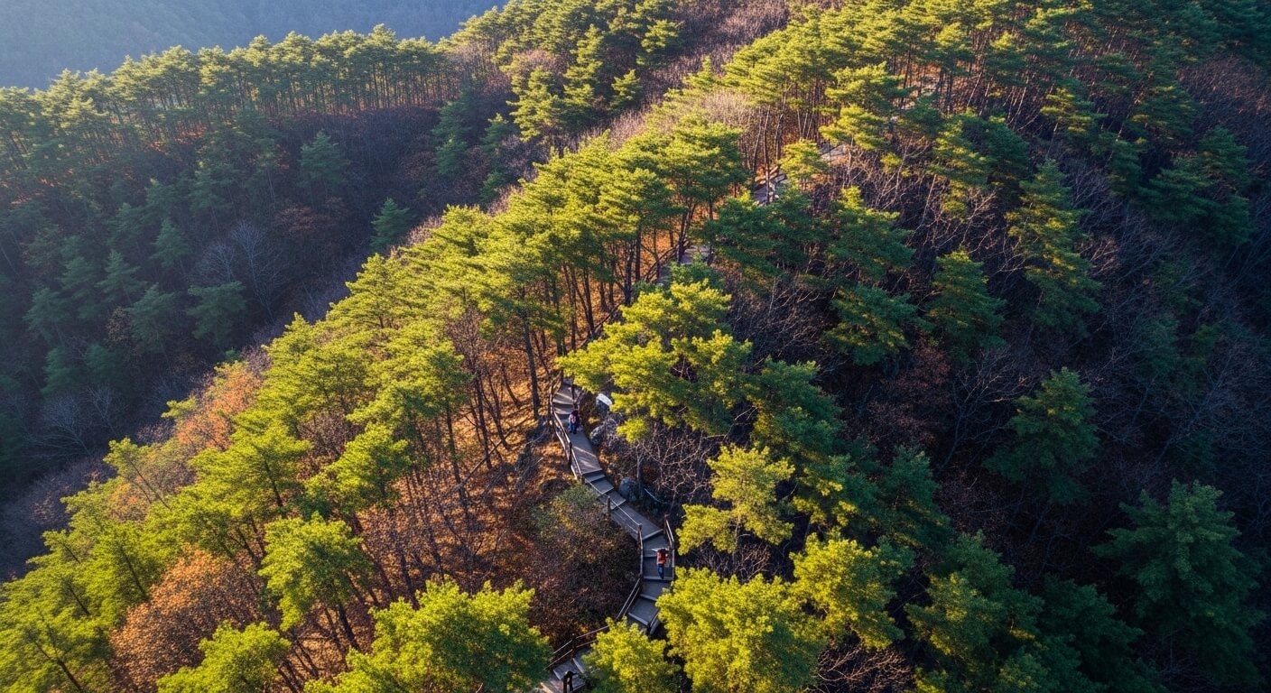 초등학교 여름방학 대관령 양떼목장