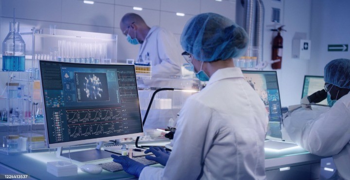 코로나 백신 연구 관련 연구원 사진