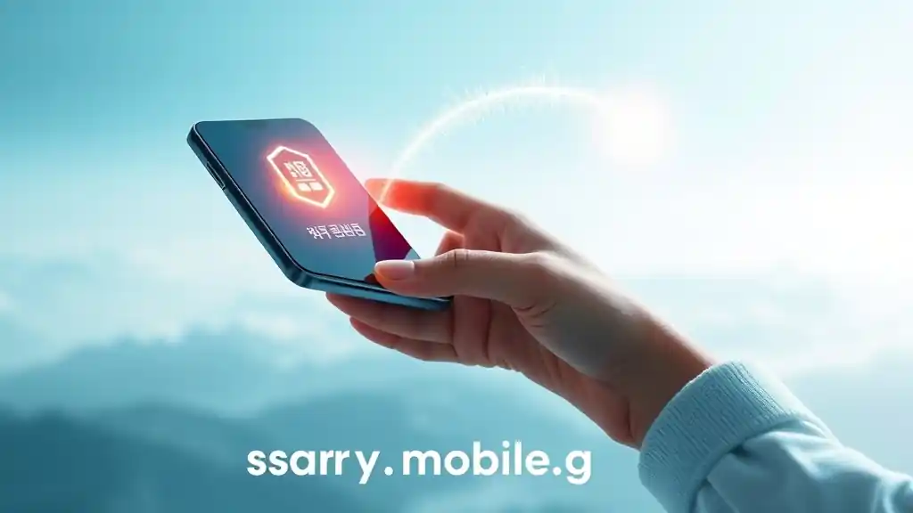 스마트폰 인증서이동 서비스 smart.mobile.go.kr 접속 화면