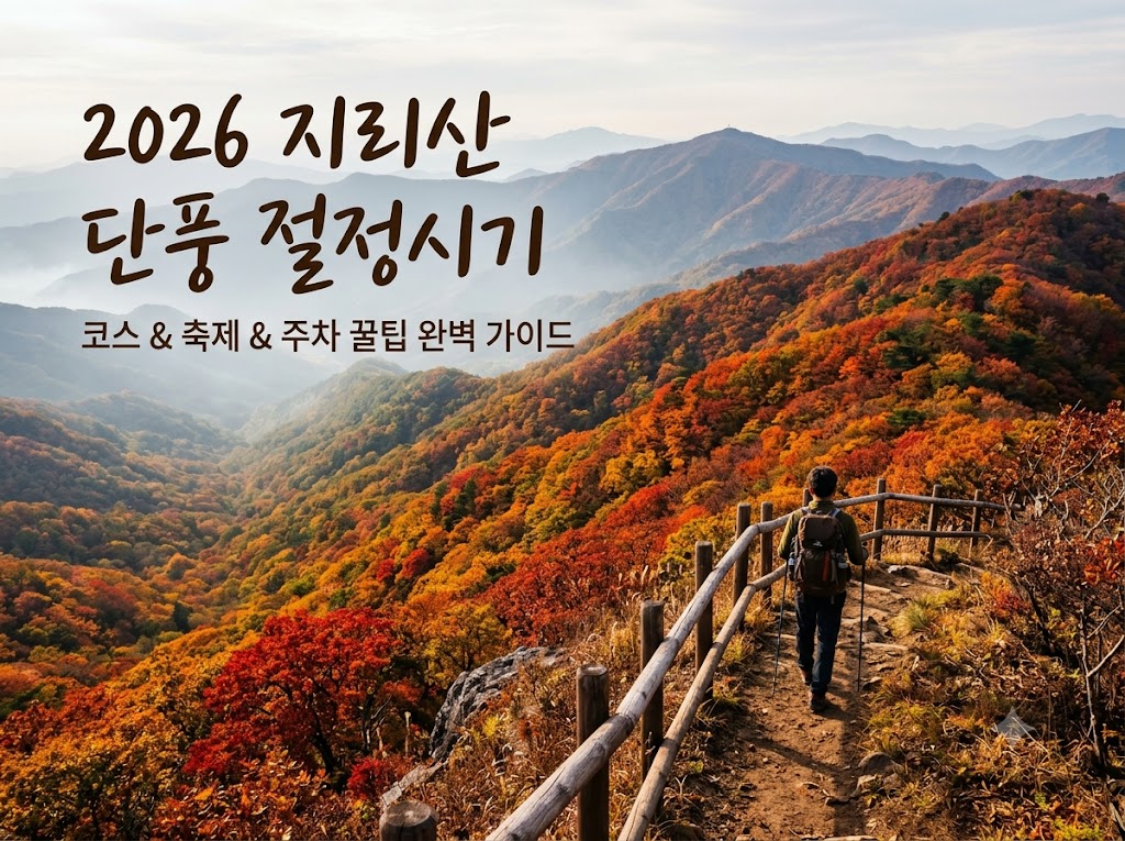 지리산 단풍 절정시기