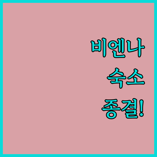 오스트리아 비엔나 호텔 추천 및 실제..