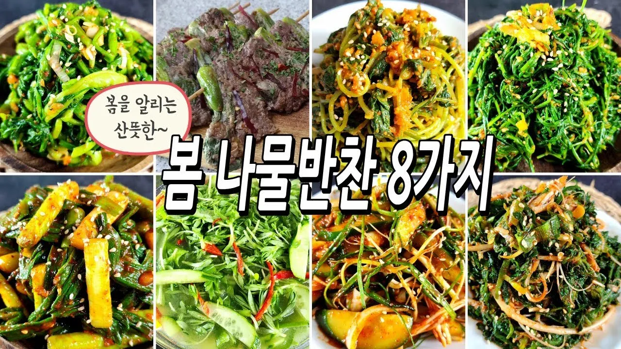 반찬 종류 50가지 정리 나물반찬과 마른반찬 한눈에 보기_8