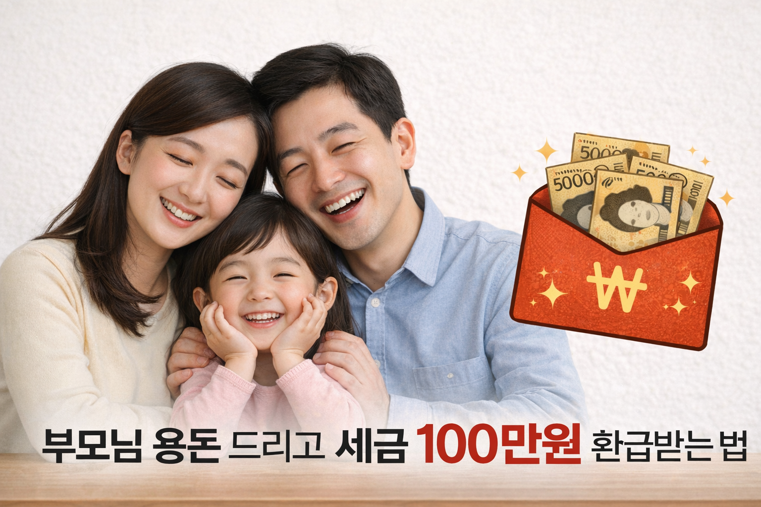 2025 국민 절세 끝판왕 시리즈 9편 : 부모님 용돈, 나라에서 보태줍니다!