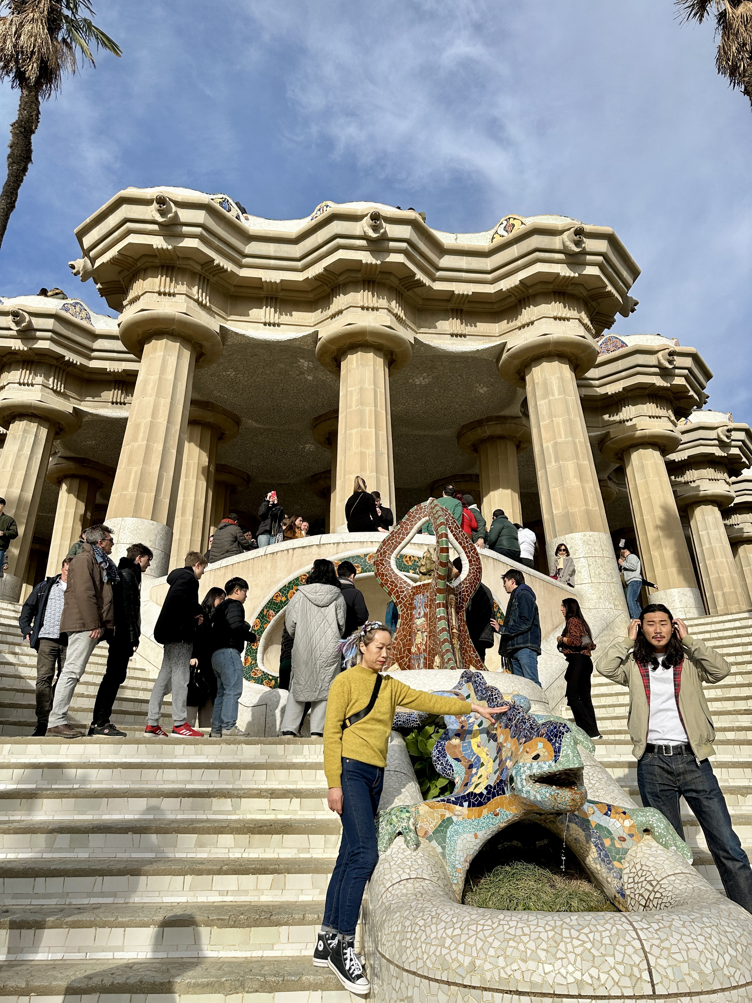 구엘공원 용 분수