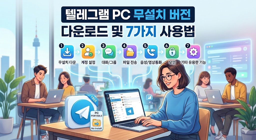 텔레그램 PC 무설치 버전