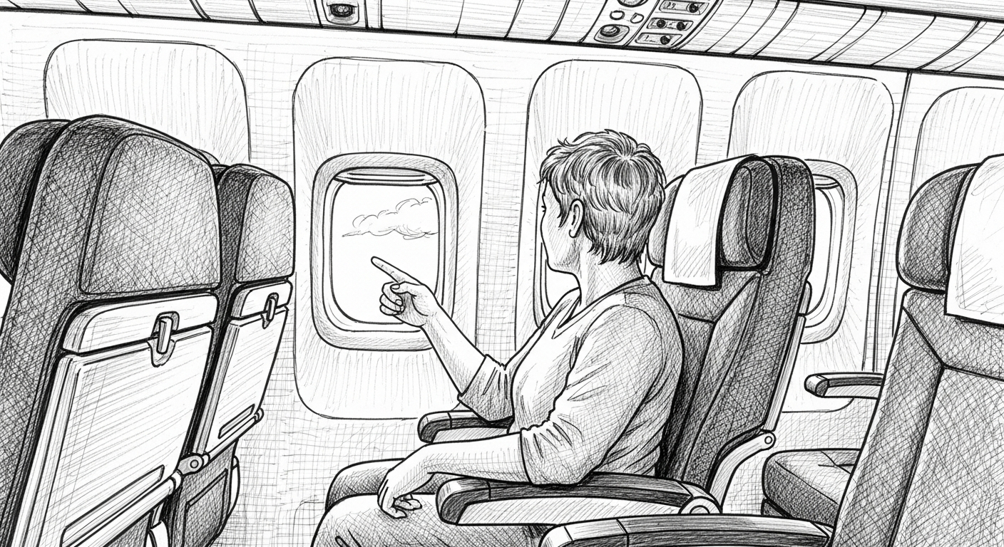 비행기 창가와 통로 좌석