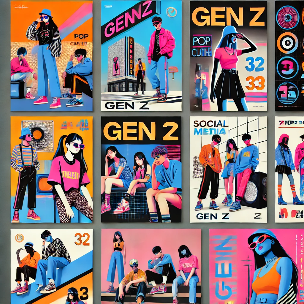 MZ세대 느낌의 포스터