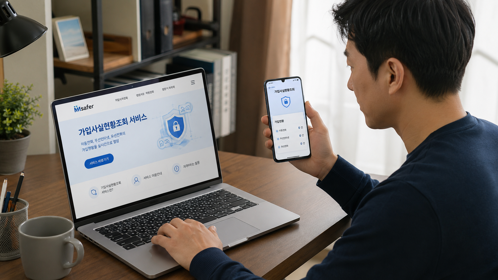 휴대폰 명의도용 방지 Msafer 사용법|내 명의 개통 조회·가입제한 설정