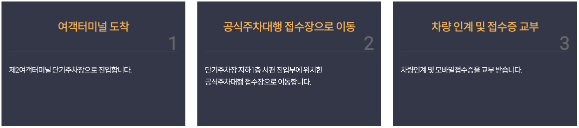 아마노코리아-주차대행-차량-맡기는-순서