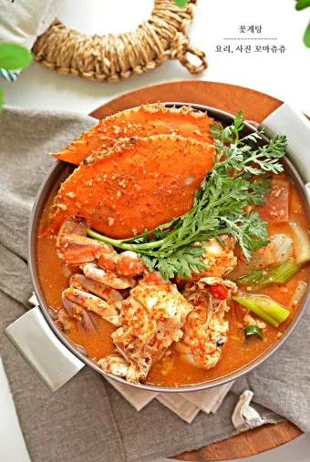 10월 제철음식 꽃게탕 황금레시피 따라하기로_6