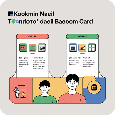 국민내일배움카드 신청방법(온라인&middot;오프라인)이미지
