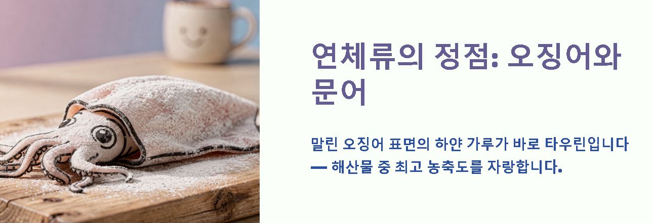 타우린 많은 음식