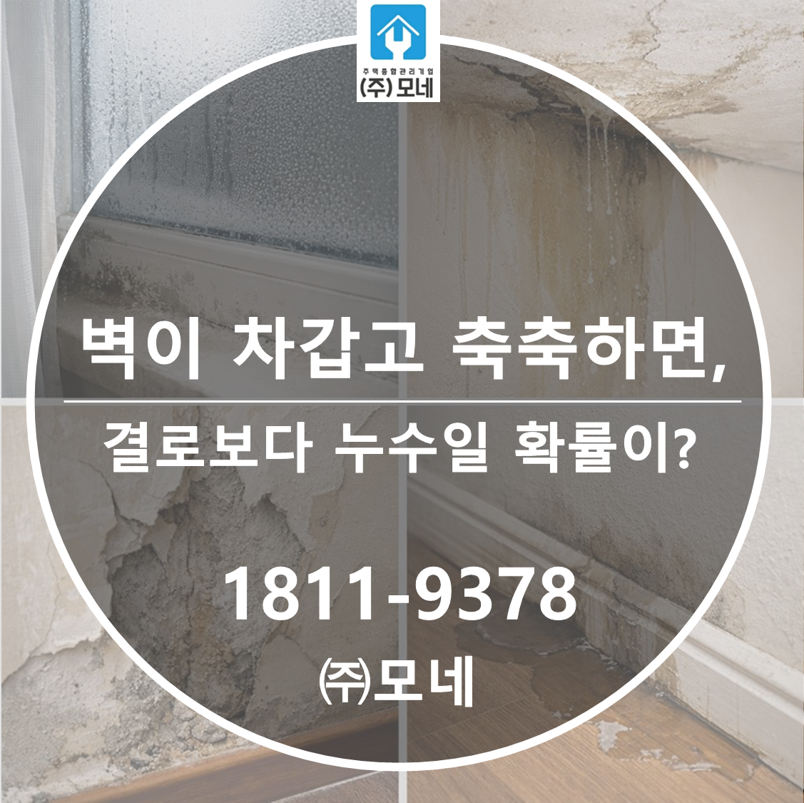 벽이 차갑고 축축하면 결로보다 누수일 확률이 높을까?