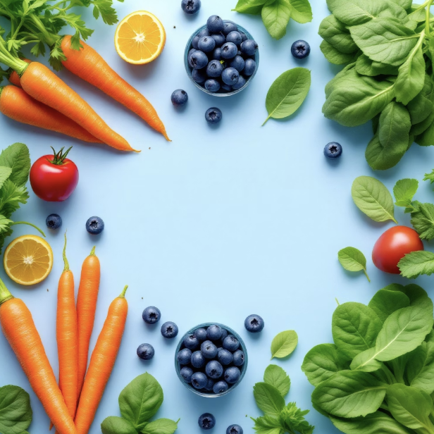 눈을 위한 신호등, 색깔 음식을 드세요