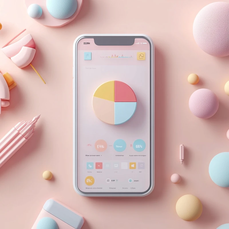 자동매수 기능이 탑재된 ETF와 자산 배분 차트를 통해 2025 연금 ETF 투자를 쉽게 관리, 스마트폰 화면, 자산 배분, ETF 투자 전략, 연금계좌, 쉽고 편리한 투자