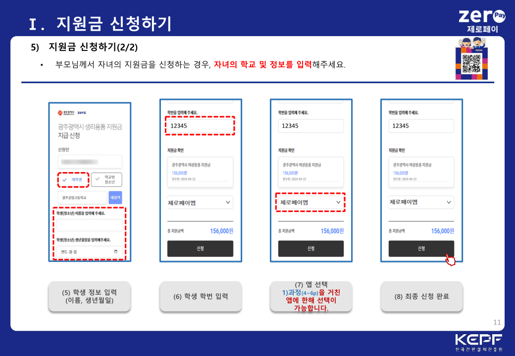 광주 여학생 생리용품 지원금 신청 방법 (2025년 최신 안내)