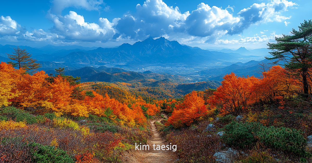 명지산의 사계절