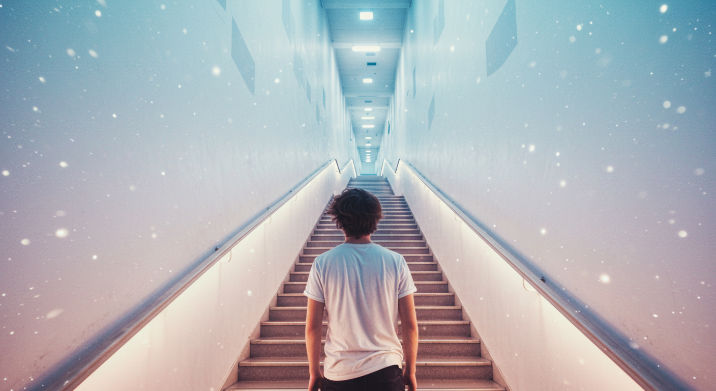 꿈속계단 의미분석 성장상징 무의식