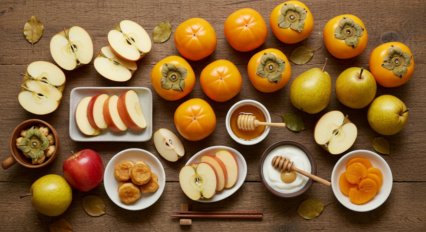 가을 과일 활용 레시피