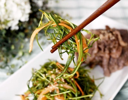 세발나물 무침 07