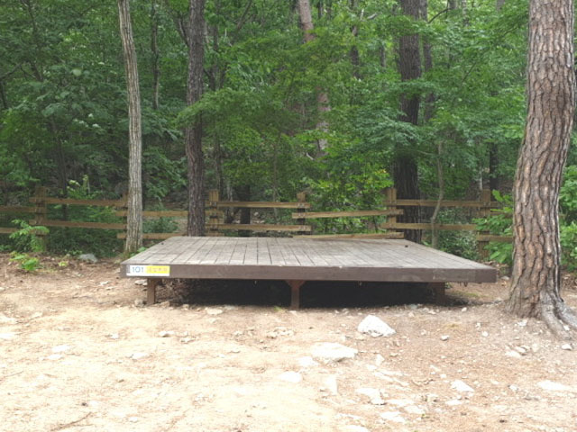 산음자연휴양림 야영장