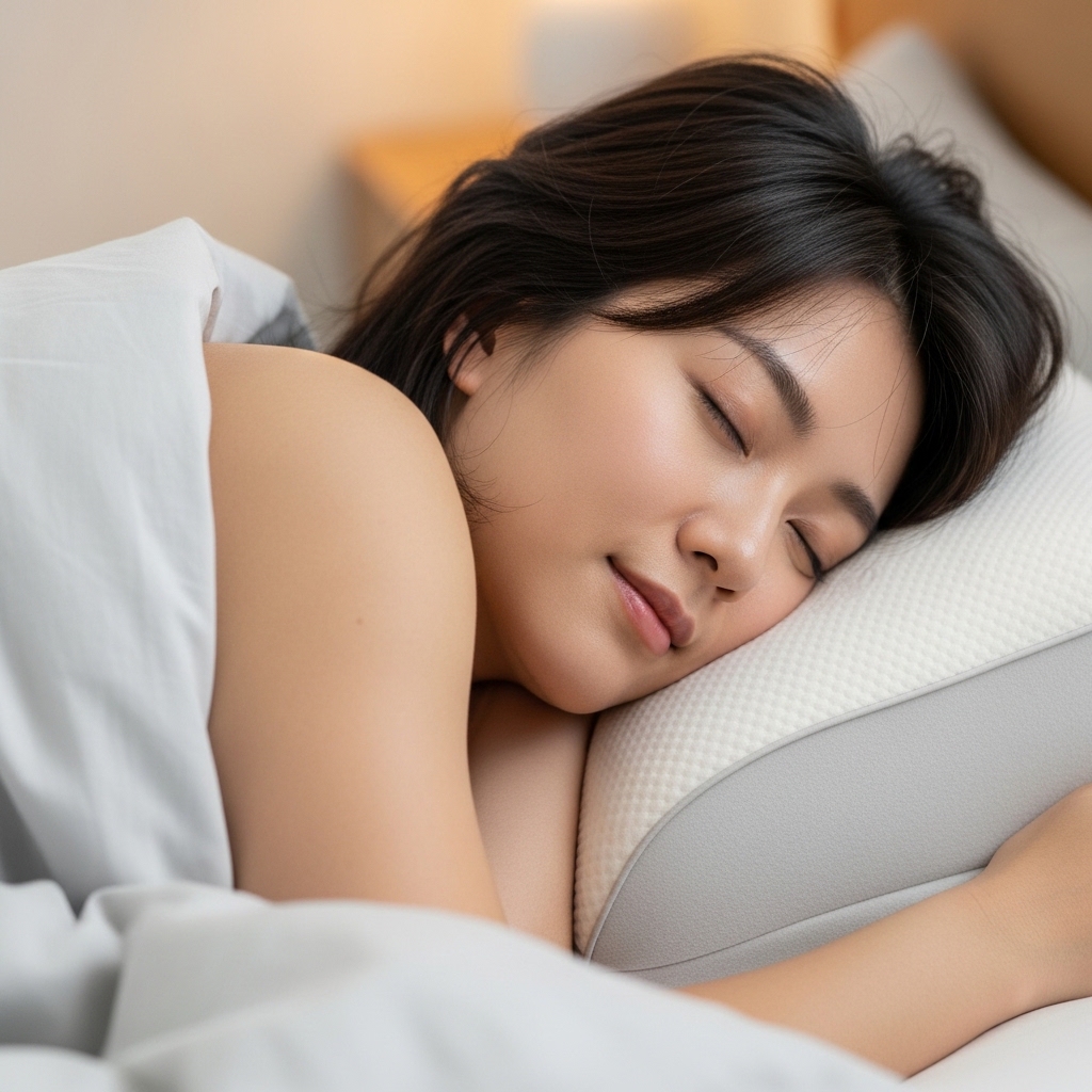 역류 방지를 위해 왼쪽으로 누워 자는 한국인의 올바른 수면 자세