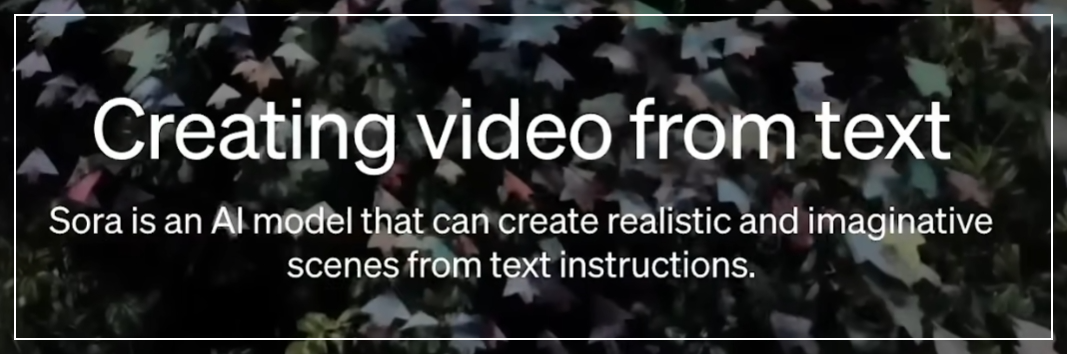 Sora는 무엇인가