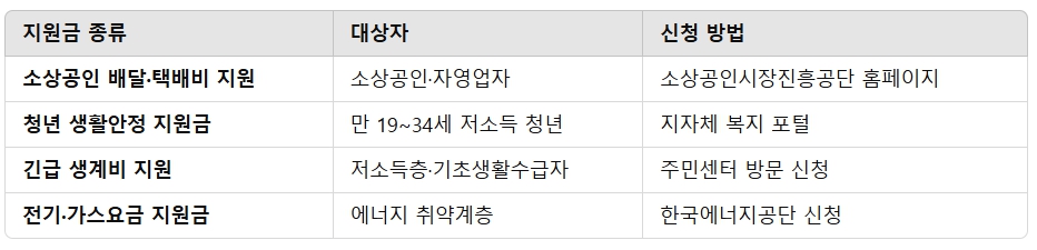 30만원 지원금 신청하세요! 정부&middot;지자체 혜택 총정리