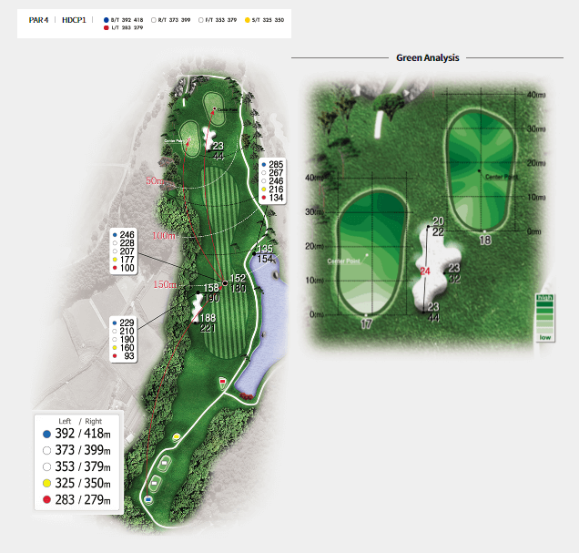 라데나 골프클럽 코스공략도 11