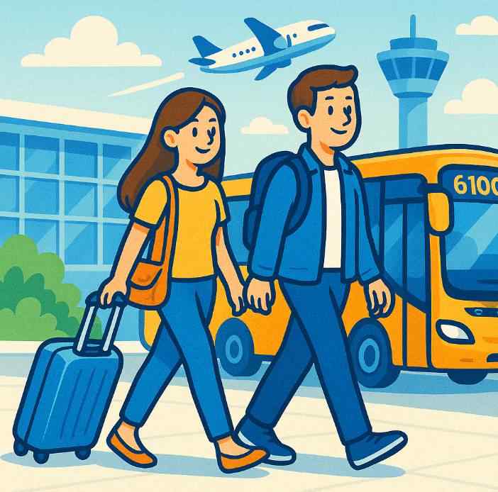 6100번 공항버스 시간표, 운행 노선, 예매 방법(2025년)