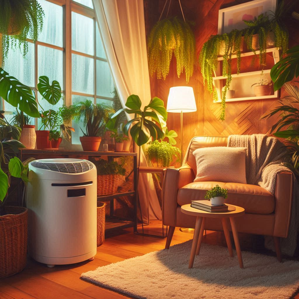 제습기를 사용하여 쾌적한 실내