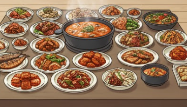 안다미로 밥상