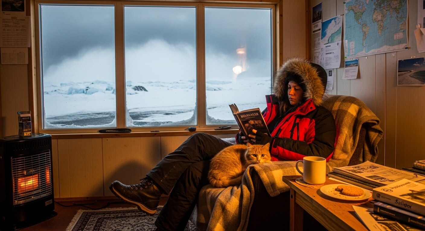 '남극 연구소에는 과연 반려동물이 있을까?' 관련 사진