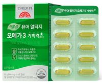 고려은단 식물성 퓨어 알티지 오메가3 기억력+, 60정, 3개