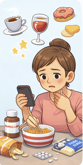 생활 습관이 여드름에 미치는 영향 관련 사진