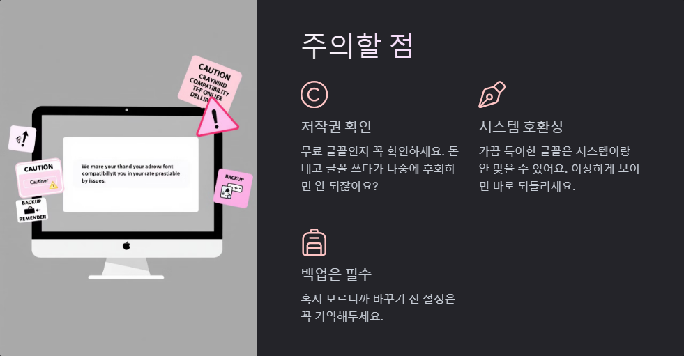 윈도우11에서 글꼴을 변경하는 방법